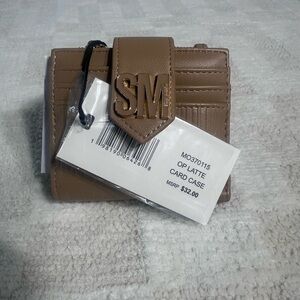 Steve Madden Beige Card Holder